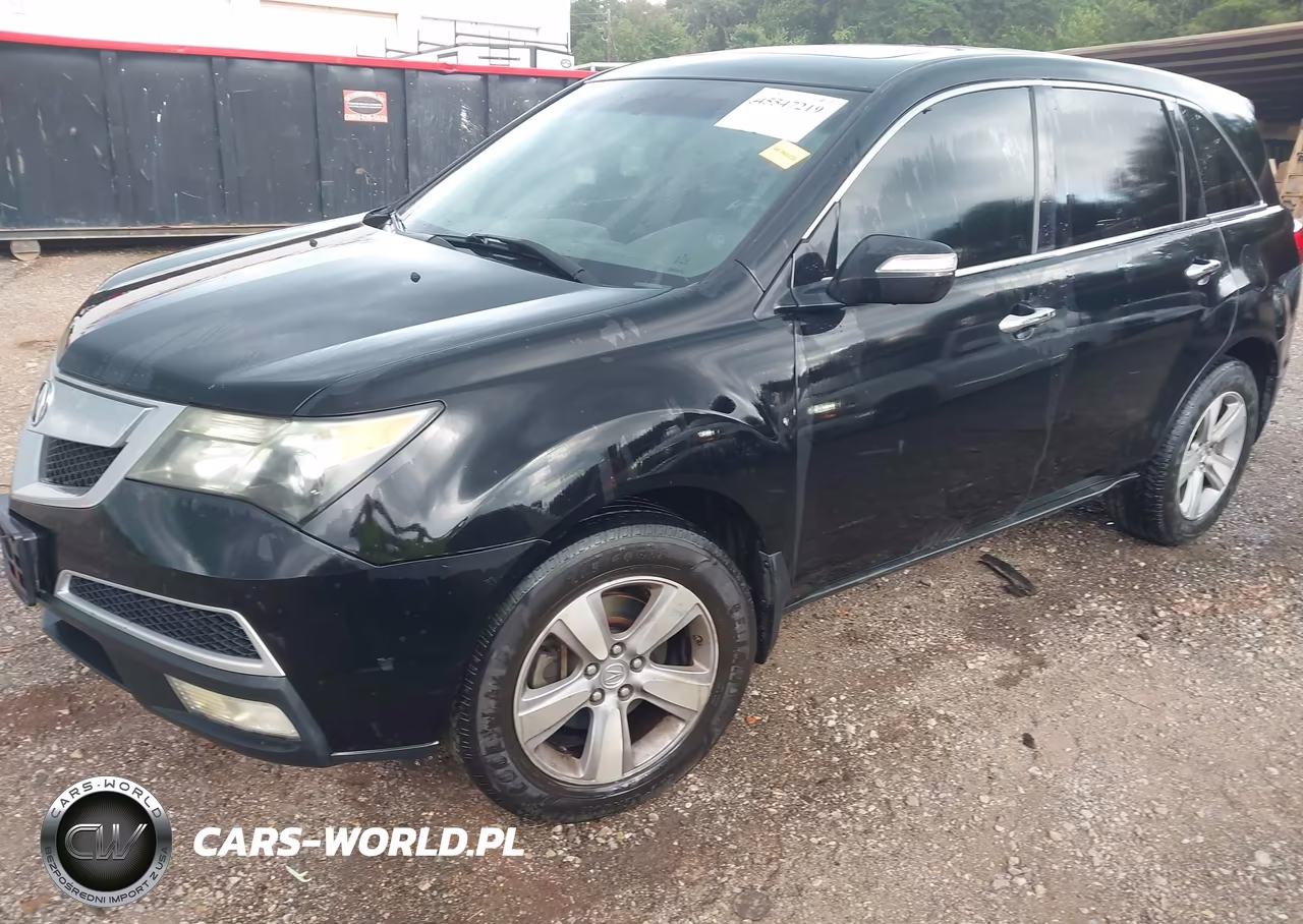 2012 Acura Mdx VIN:2HNYD2H2XCH511654 - 2