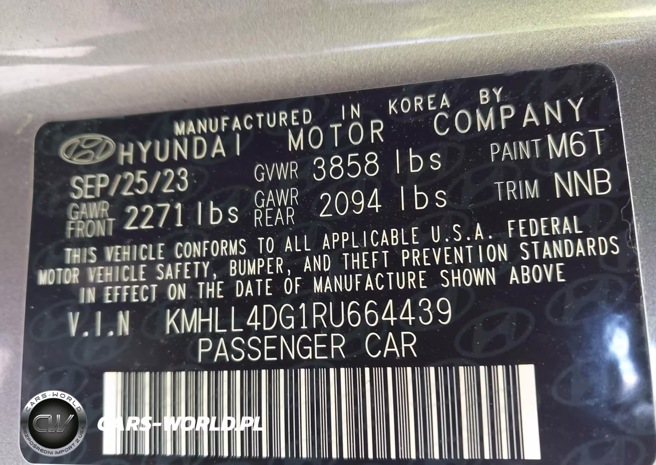 2024 Hyundai Elantra Se VIN:KMHLL4DG1RU664439 - 9