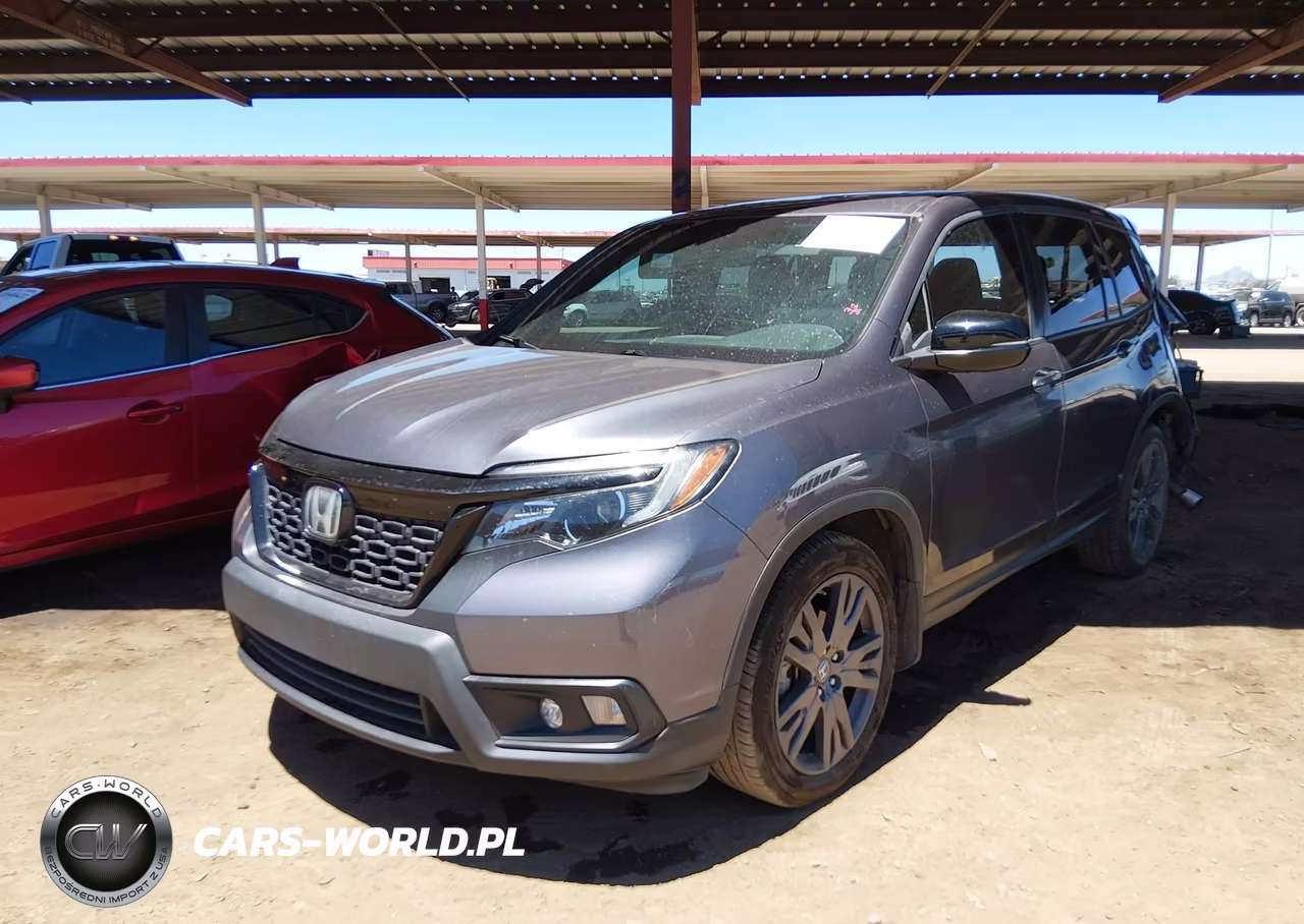 2021 Honda Passport 2Wd Ex-L VIN:5FNYF7H56MB000666 - 2