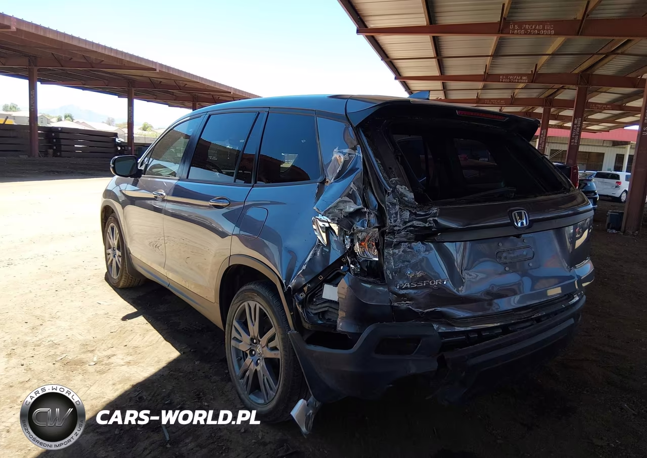 2021 Honda Passport 2Wd Ex-L VIN:5FNYF7H56MB000666 - 3