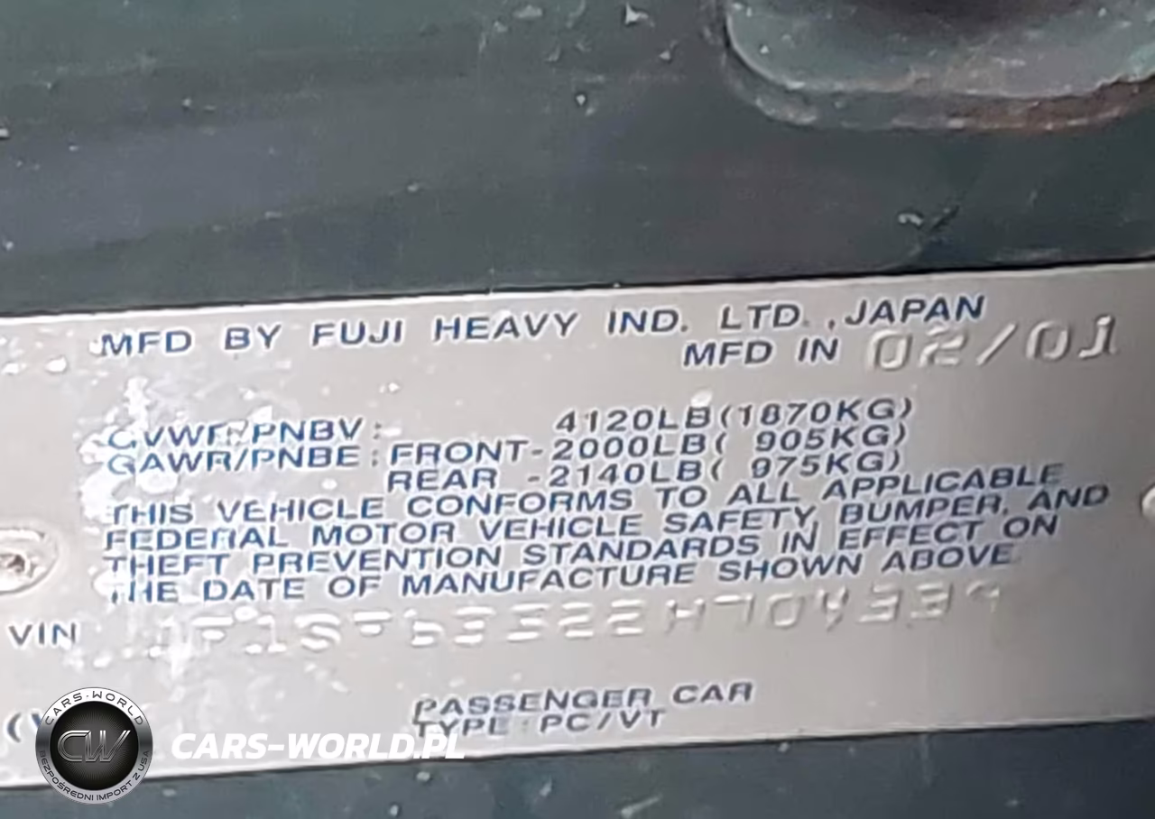 2002 Subaru Forester L VIN:JF1SF63522H704339 - 9