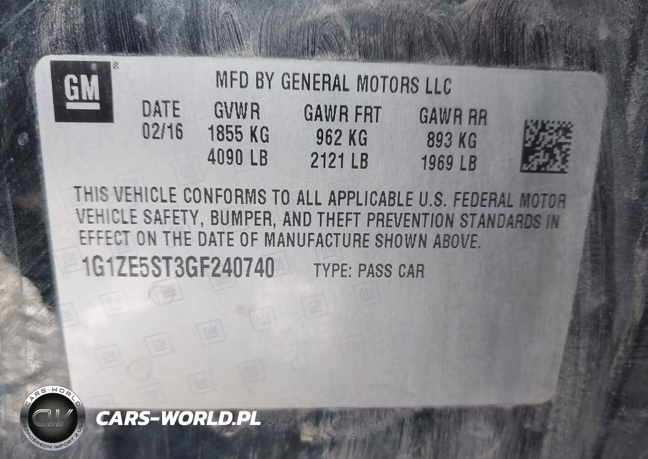 2016 Chevrolet Malibu 1Lt VIN:1G1ZE5ST3GF240740 - 9