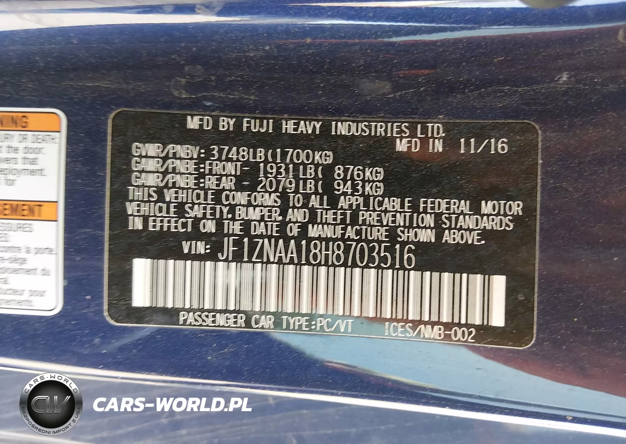 2017 Toyota 86 VIN:JF1ZNAA18H8703516 - 9
