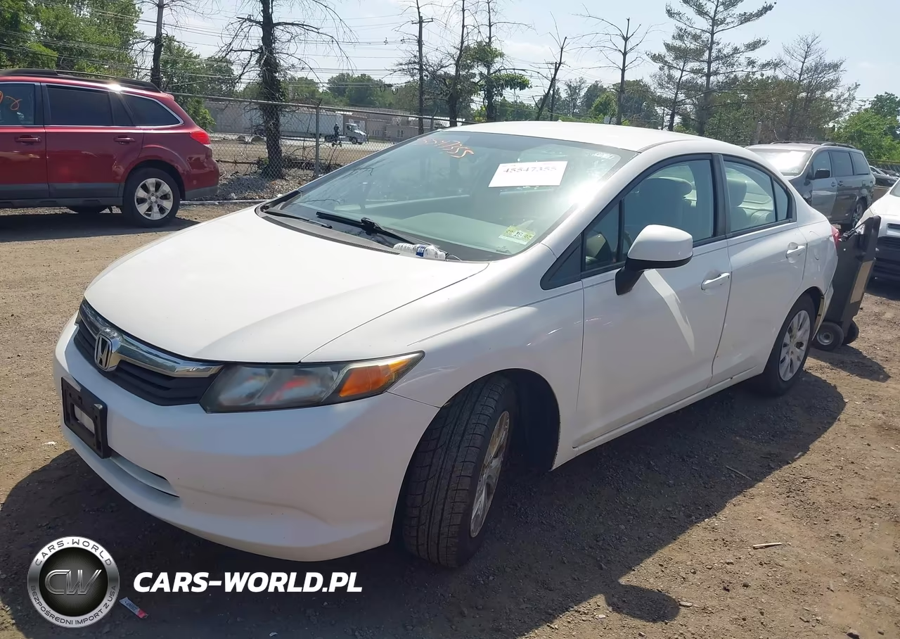 2012 Honda Civic Lx VIN:2HGFB2F52CH602919 - 2