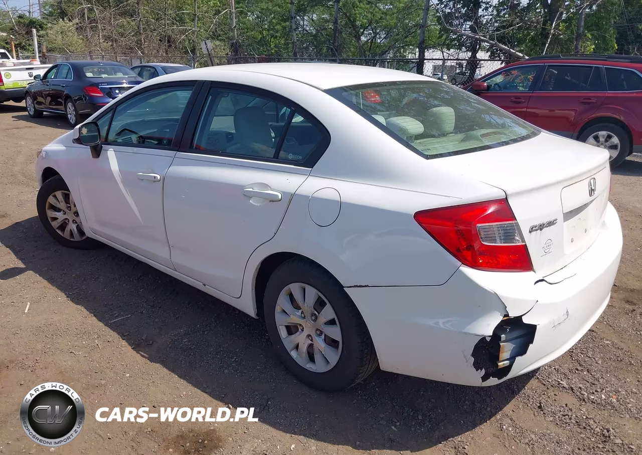 2012 Honda Civic Lx VIN:2HGFB2F52CH602919 - 3