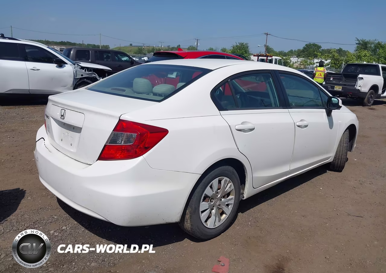 2012 Honda Civic Lx VIN:2HGFB2F52CH602919 - 4