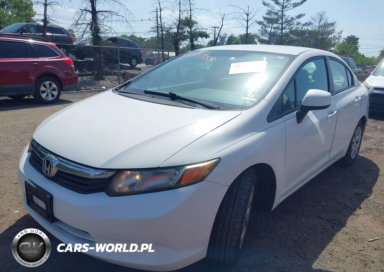 2012 Honda Civic Lx VIN:2HGFB2F52CH602919 - 6