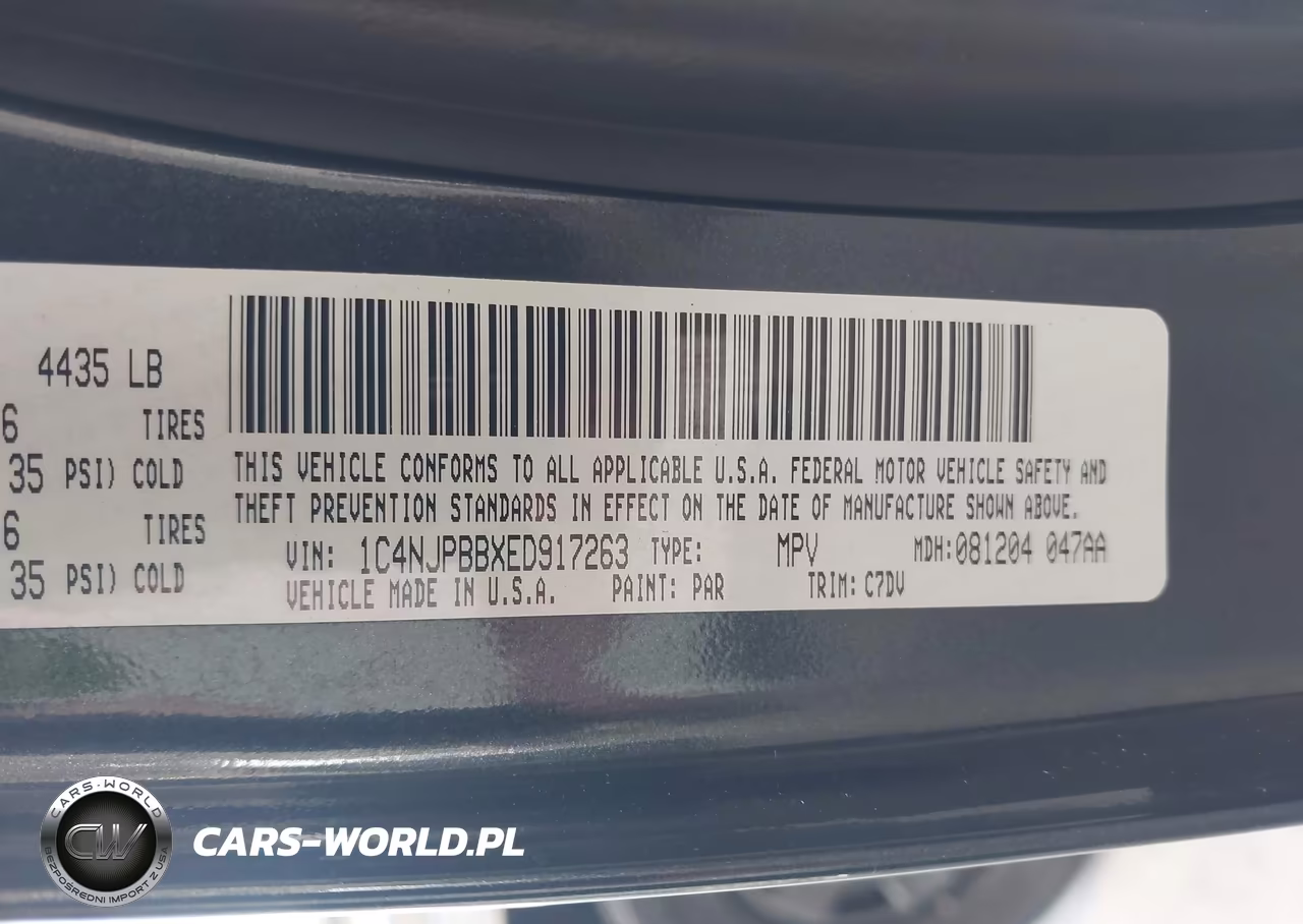 2014 Jeep Patriot Sport VIN:1C4NJPBBXED917263 - 9