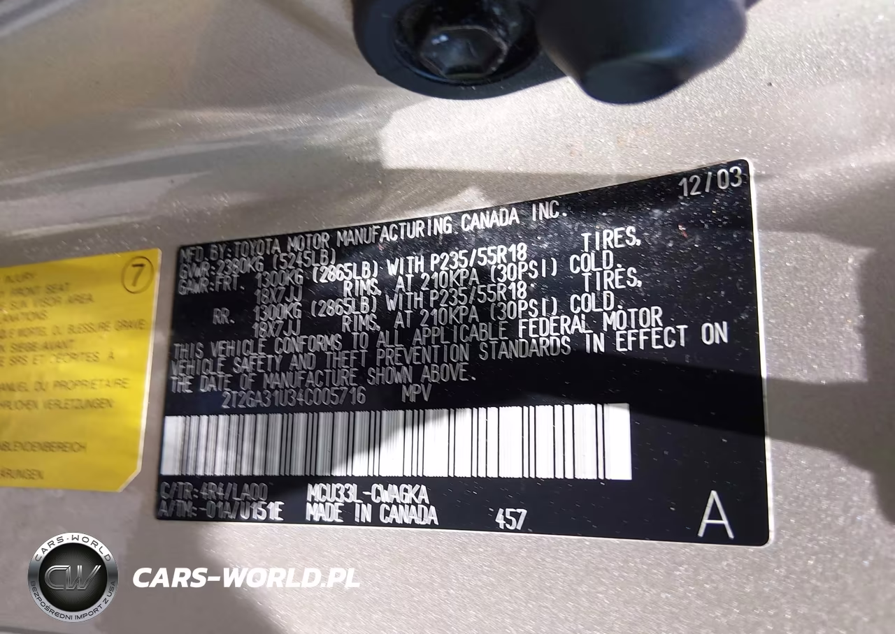 2004 Lexus Rx 330 VIN:2T2GA31U34C005716 - 9