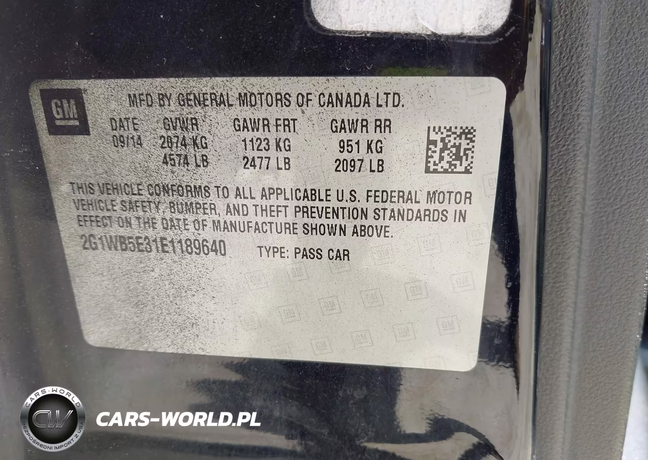 2014 Chevrolet Impala Limited Lt VIN:2G1WB5E31E1189640 - 9
