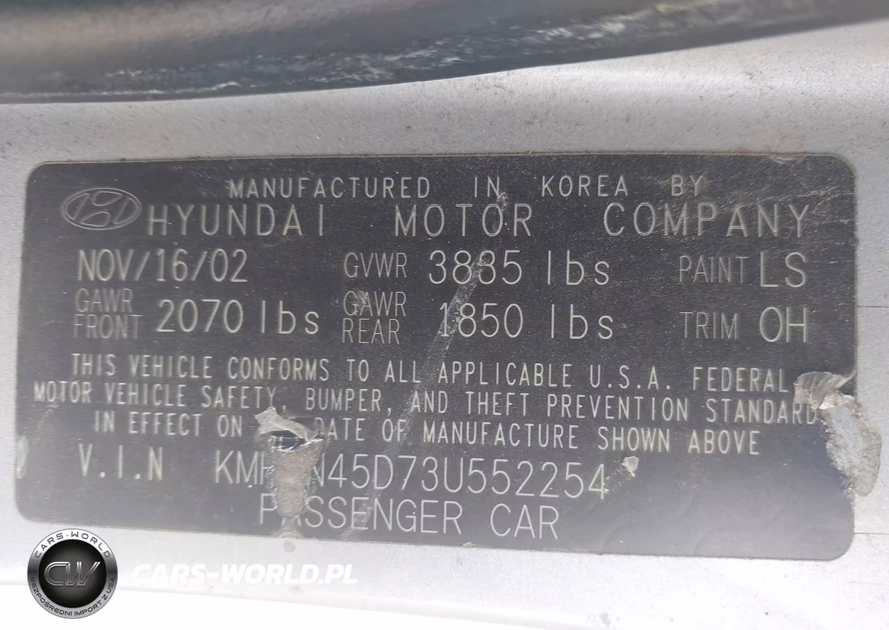 2003 Hyundai Elantra Gls-Gt VIN:KMHDN45D73U552254 - 9