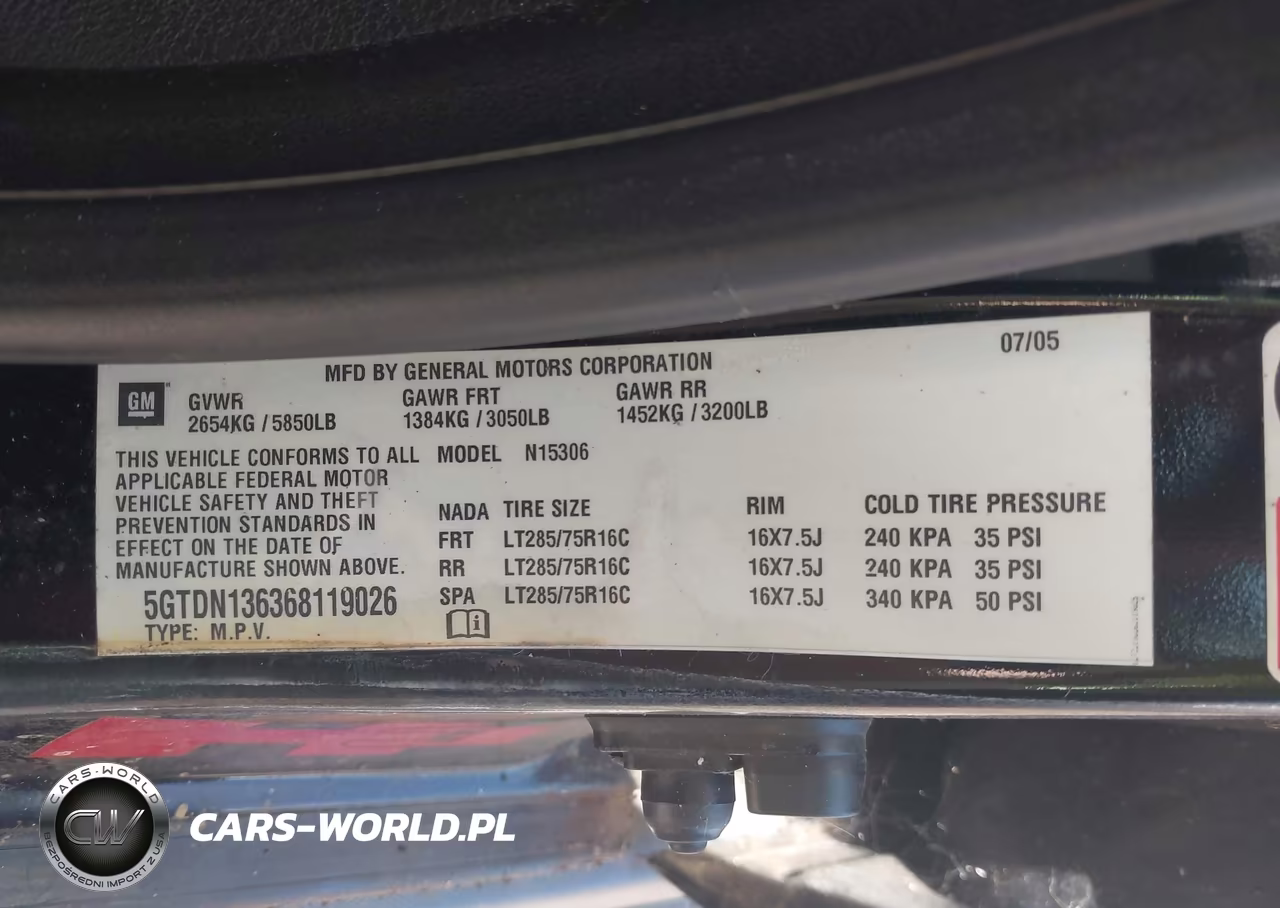 2006 Hummer H3 Suv VIN:5GTDN136368119026 - 9