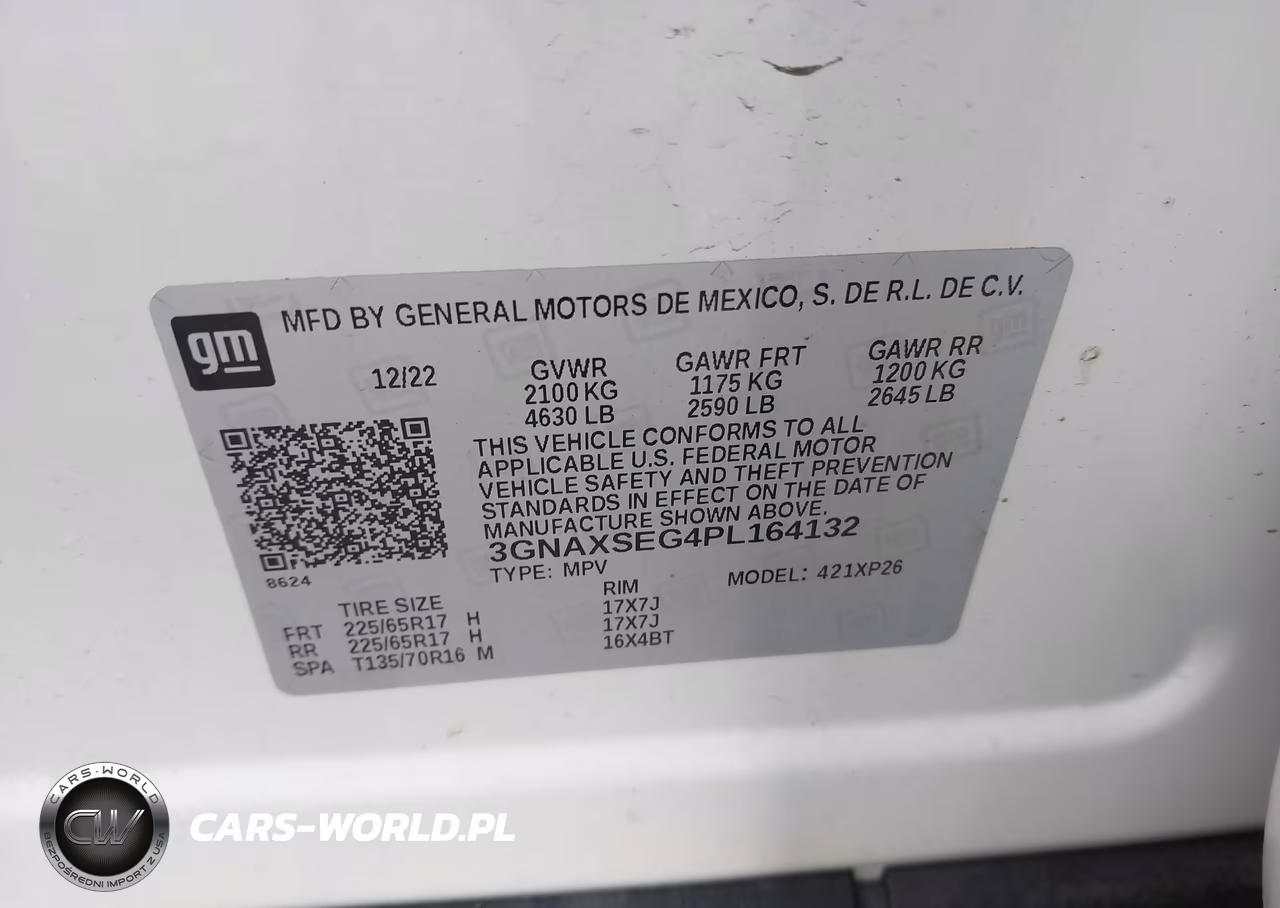 2023 Chevrolet Equinox Awd Ls VIN:3GNAXSEG4PL164132 - 9
