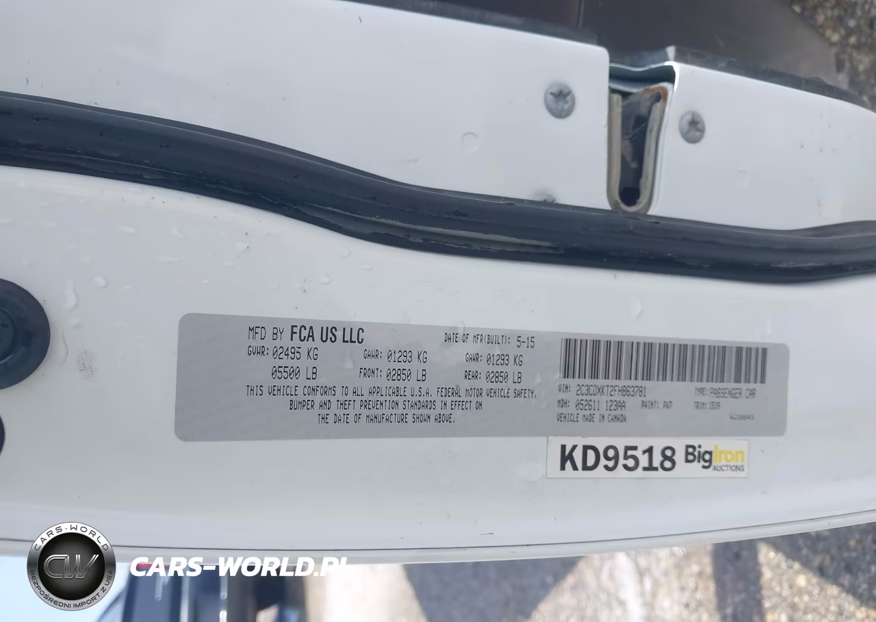 2015 Dodge Charger Police VIN:2C3CDXKT2FH863781 - 9