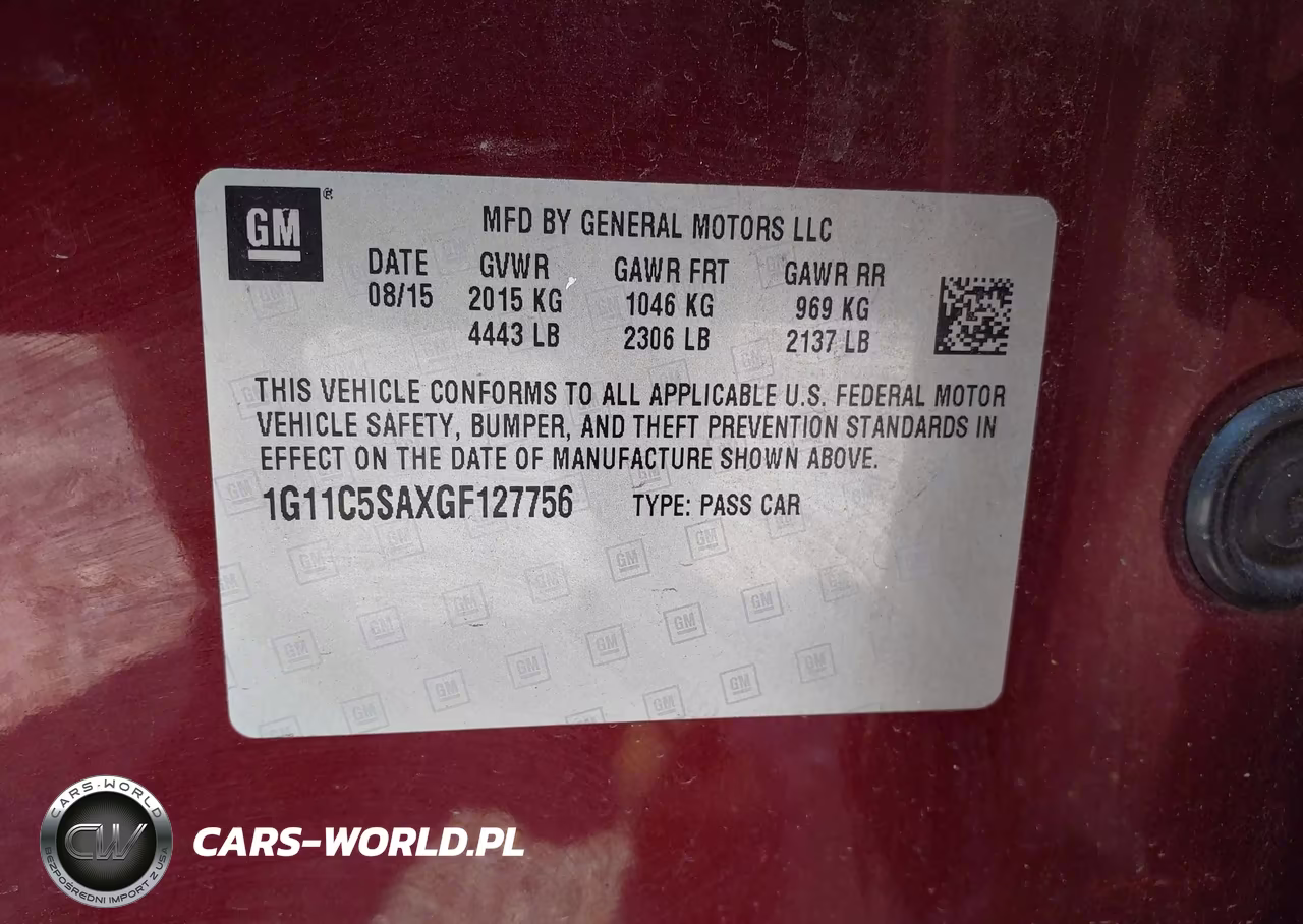 2016 Chevrolet Malibu Limited Lt VIN:1G11C5SAXGF127756 - 9