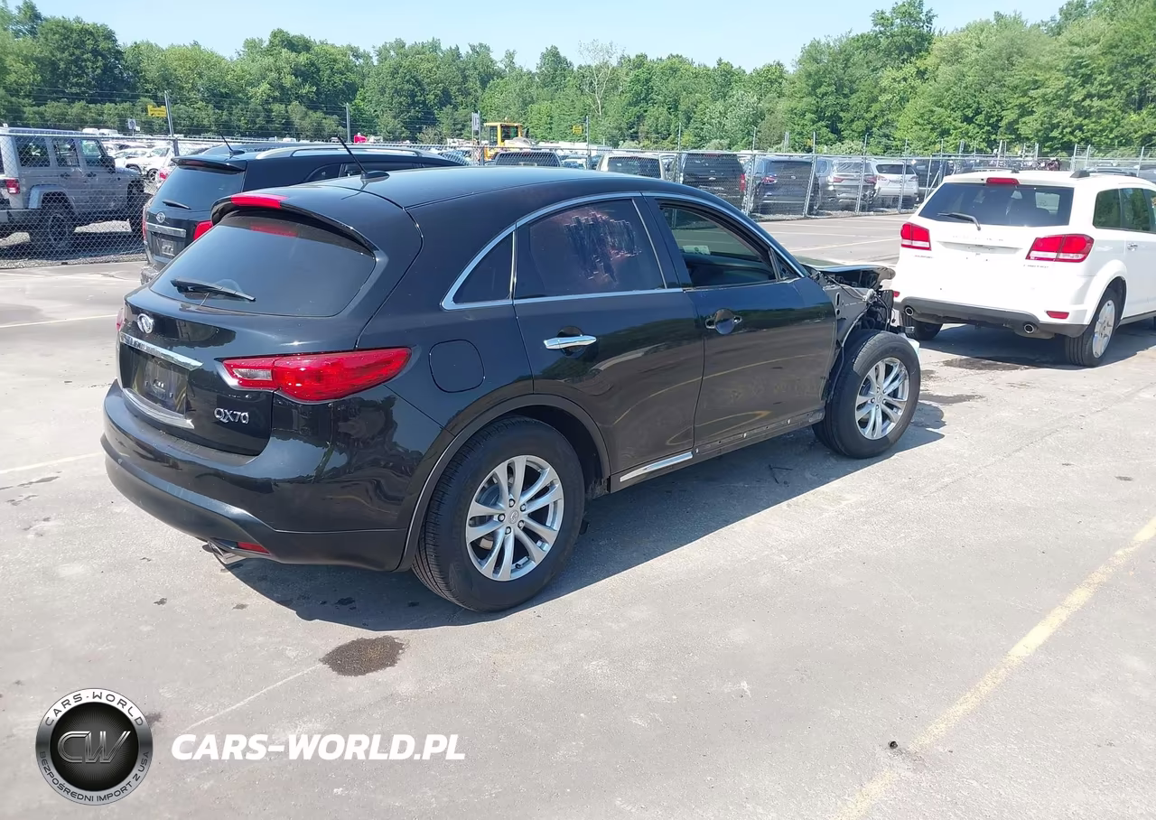 2017 Infiniti Qx70 VIN:JN8CS1MW1HM414828 - 4