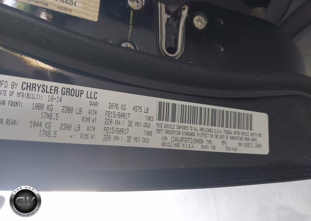 2015 Jeep Patriot High Altitude Edition VIN:1C4NJRFB7FD184094 - 9
