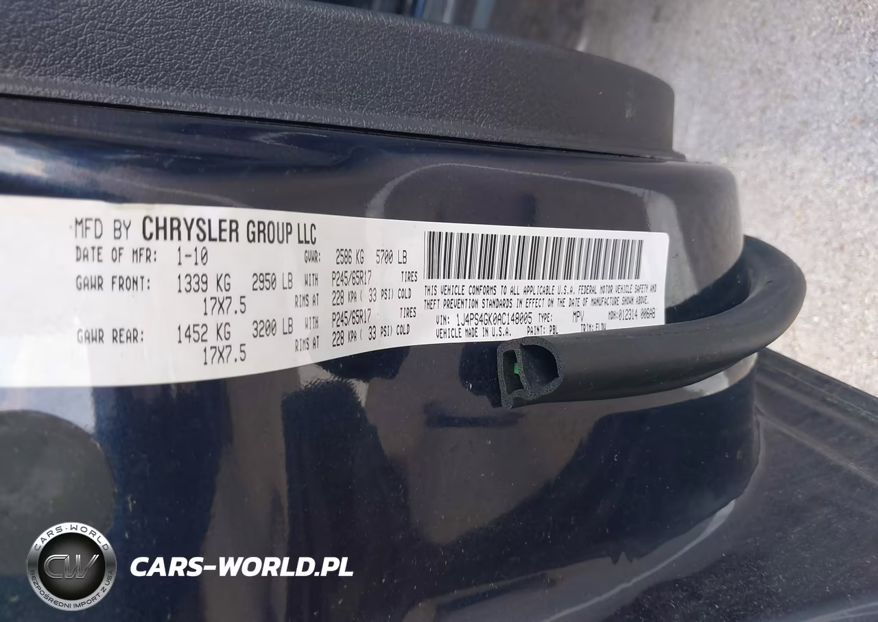2010 Jeep Grand Cherokee Laredo VIN:1J4PS4GK0AC148005 - 9