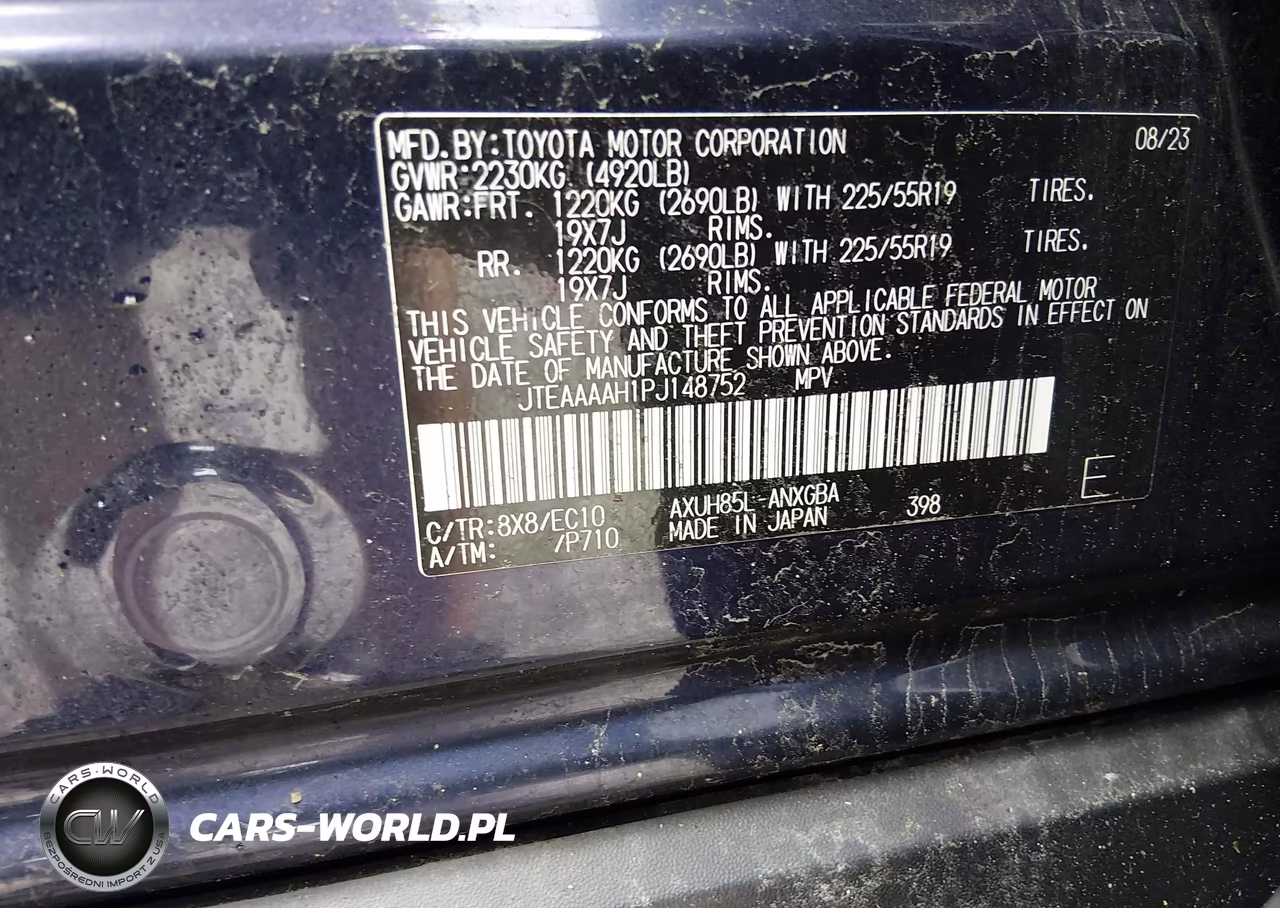 2023 Toyota Venza Xle VIN:JTEAAAAH1PJ148752 - 9