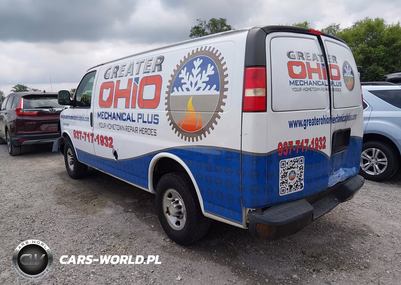 2014 Chevrolet Express 2500 Work Van VIN:1GCWGFCA9E1163096 - 3