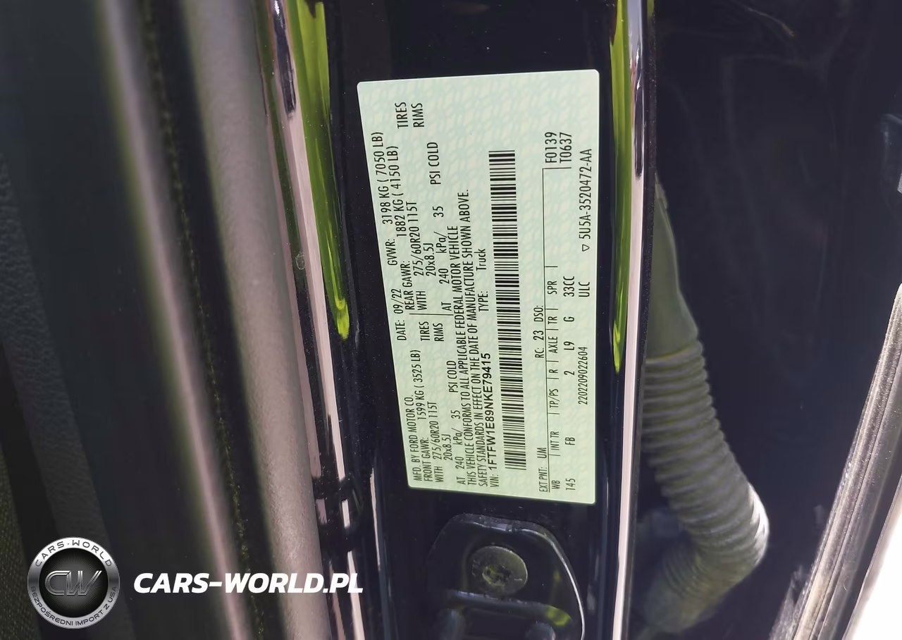 2022 Ford F-150 Xlt VIN:1FTFW1E89NKE79415 - 9