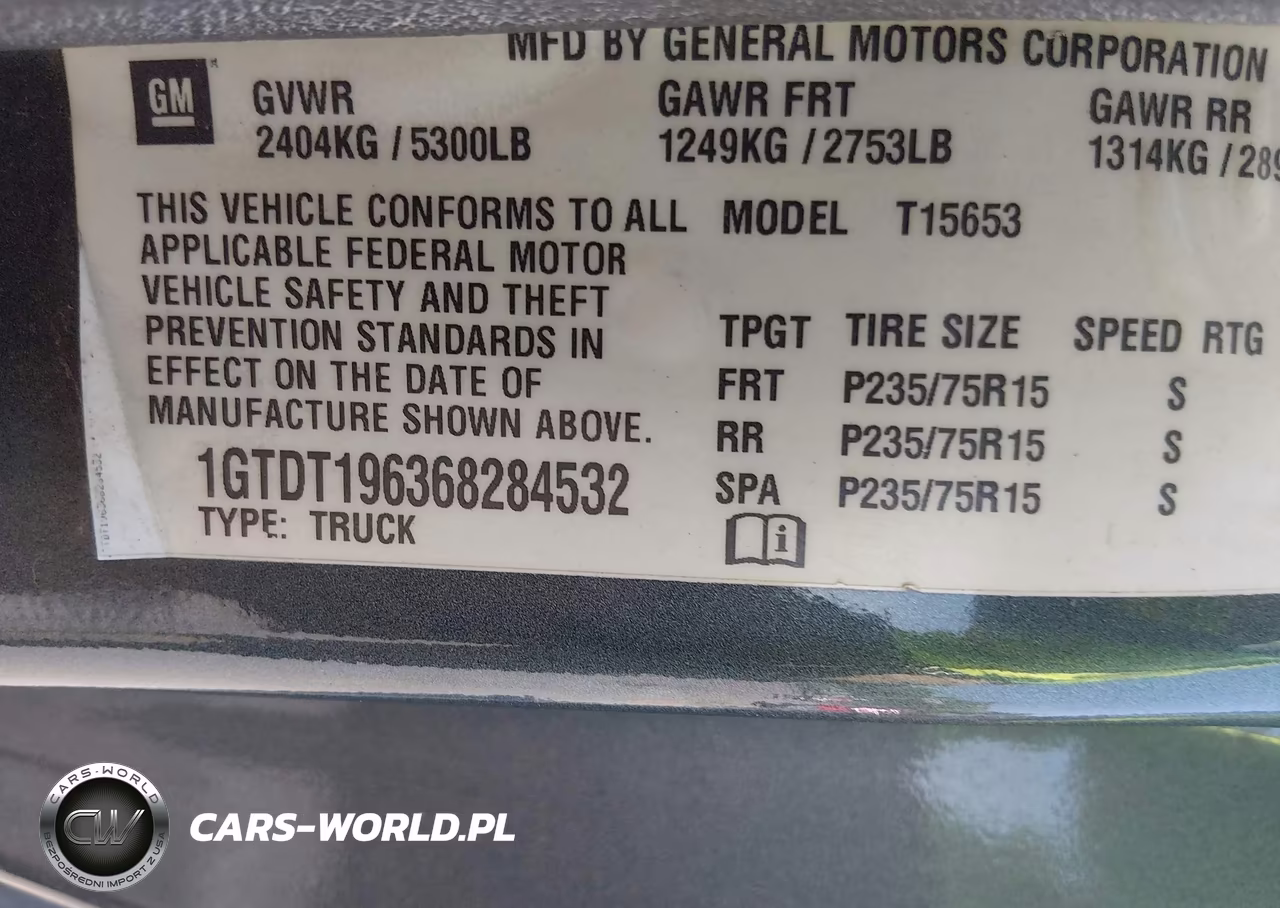 2006 GMC Canyon Sle2 VIN:1GTDT196368284532 - 9