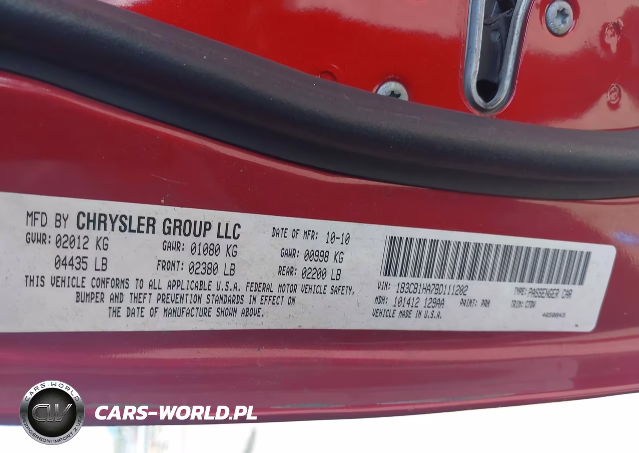 2011 Dodge Caliber Express VIN:1B3CB1HA7BD111202 - 9