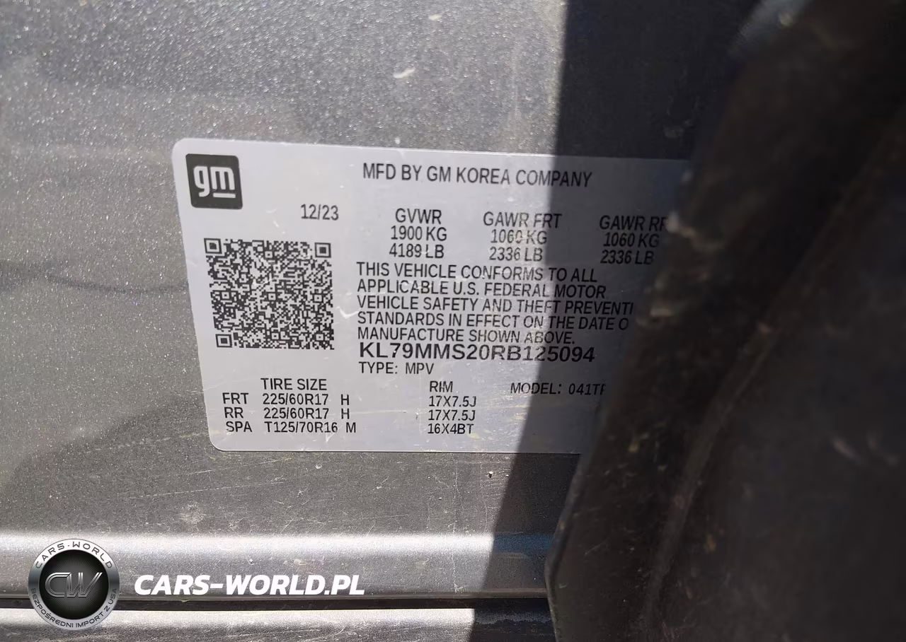 2024 Chevrolet Trailblazer Fwd Ls VIN:KL79MMS20RB125094 - 9
