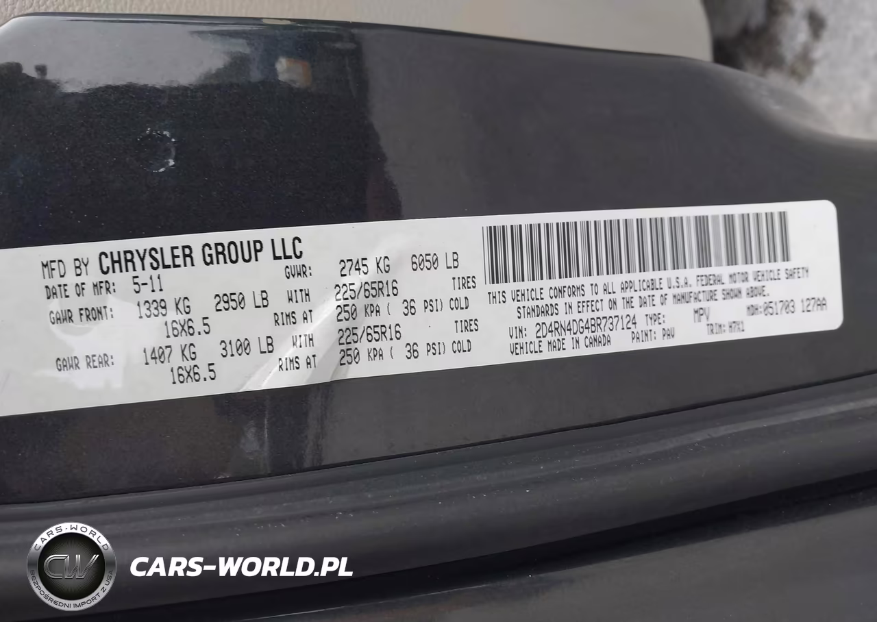 2011 Dodge Grand Caravan Express VIN:2D4RN4DG4BR737124 - 9