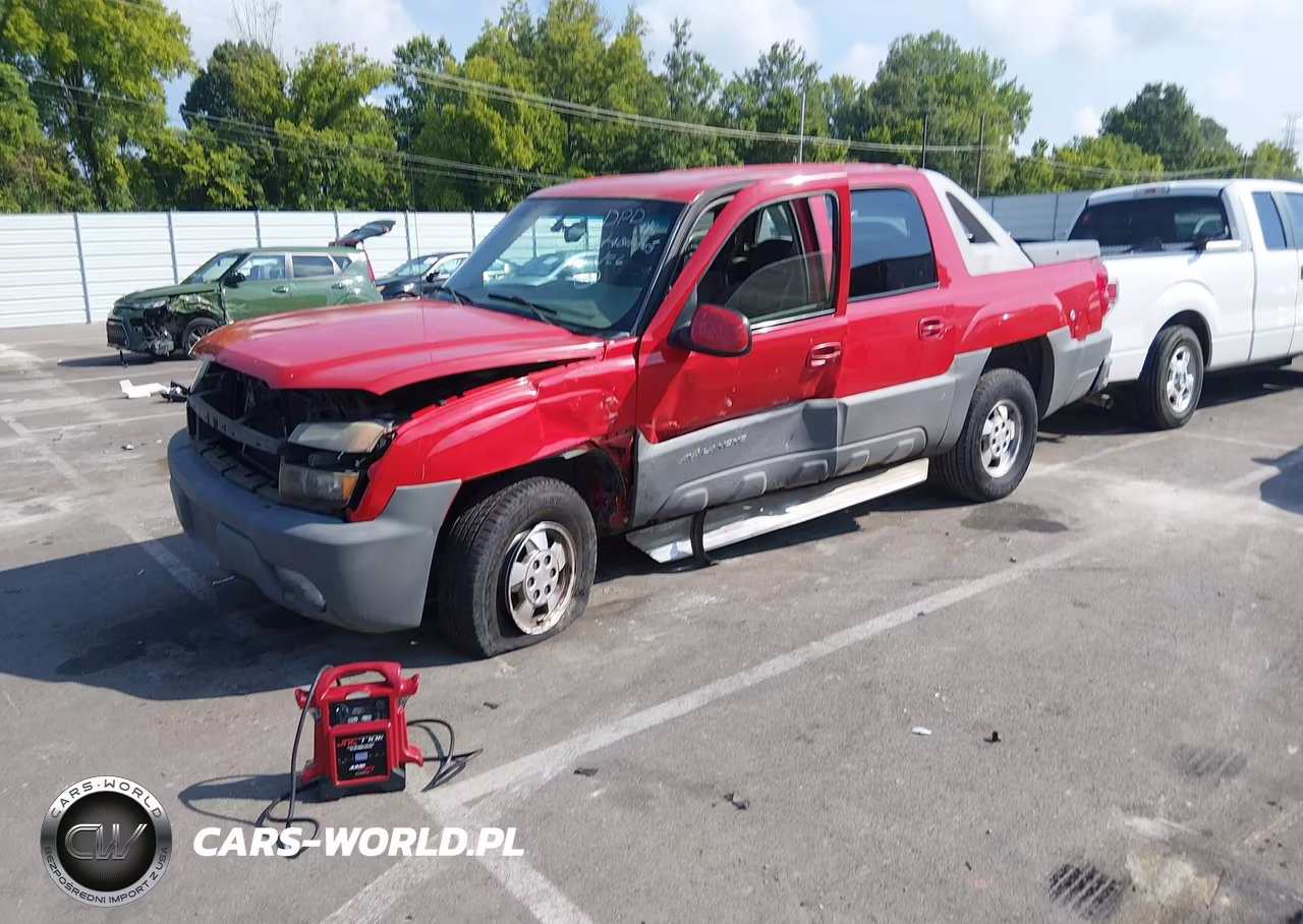 2002 Chevrolet Avalanche 1500 VIN:3GNEC13T92G208649 - 2