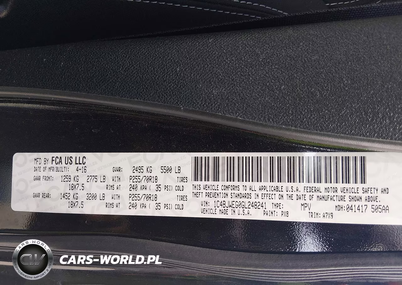 2016 Jeep Wrangler Unlimited Sahara VIN:1C4BJWEG0GL248241 - 9
