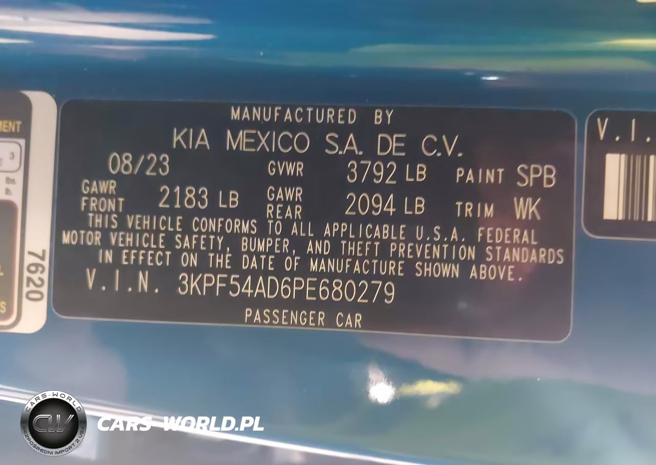 2023 Kia Forte Gt-Line VIN:3KPF54AD6PE680279 - 9