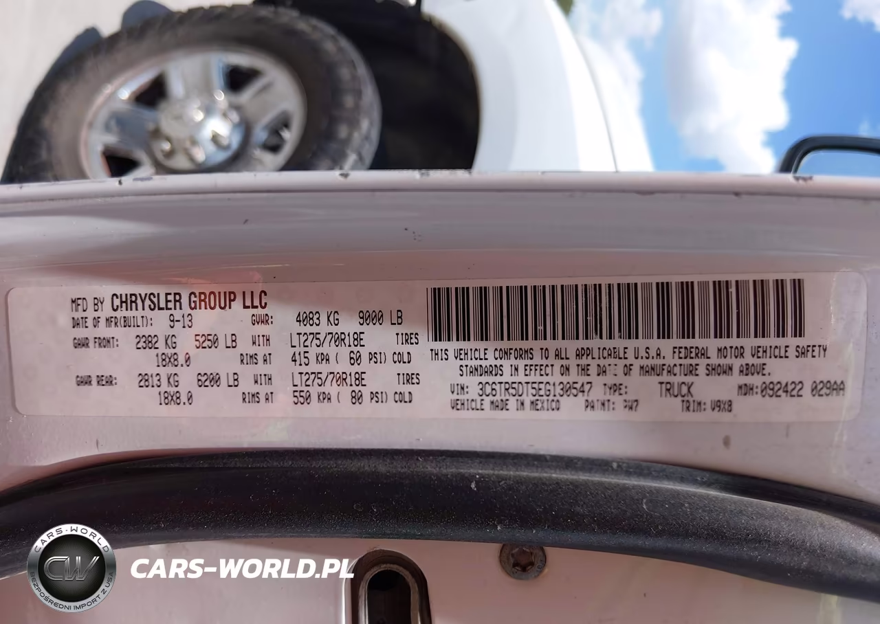 2014 Ram 2500 Slt VIN:3C6TR5DT5EG130547 - 9