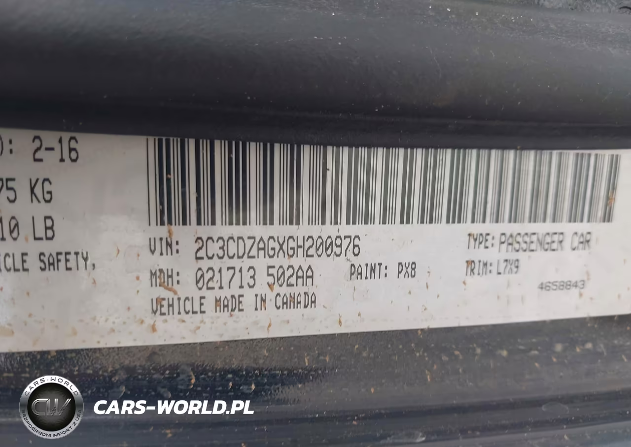 2016 Dodge Challenger Sxt VIN:2C3CDZAGXGH200976 - 9
