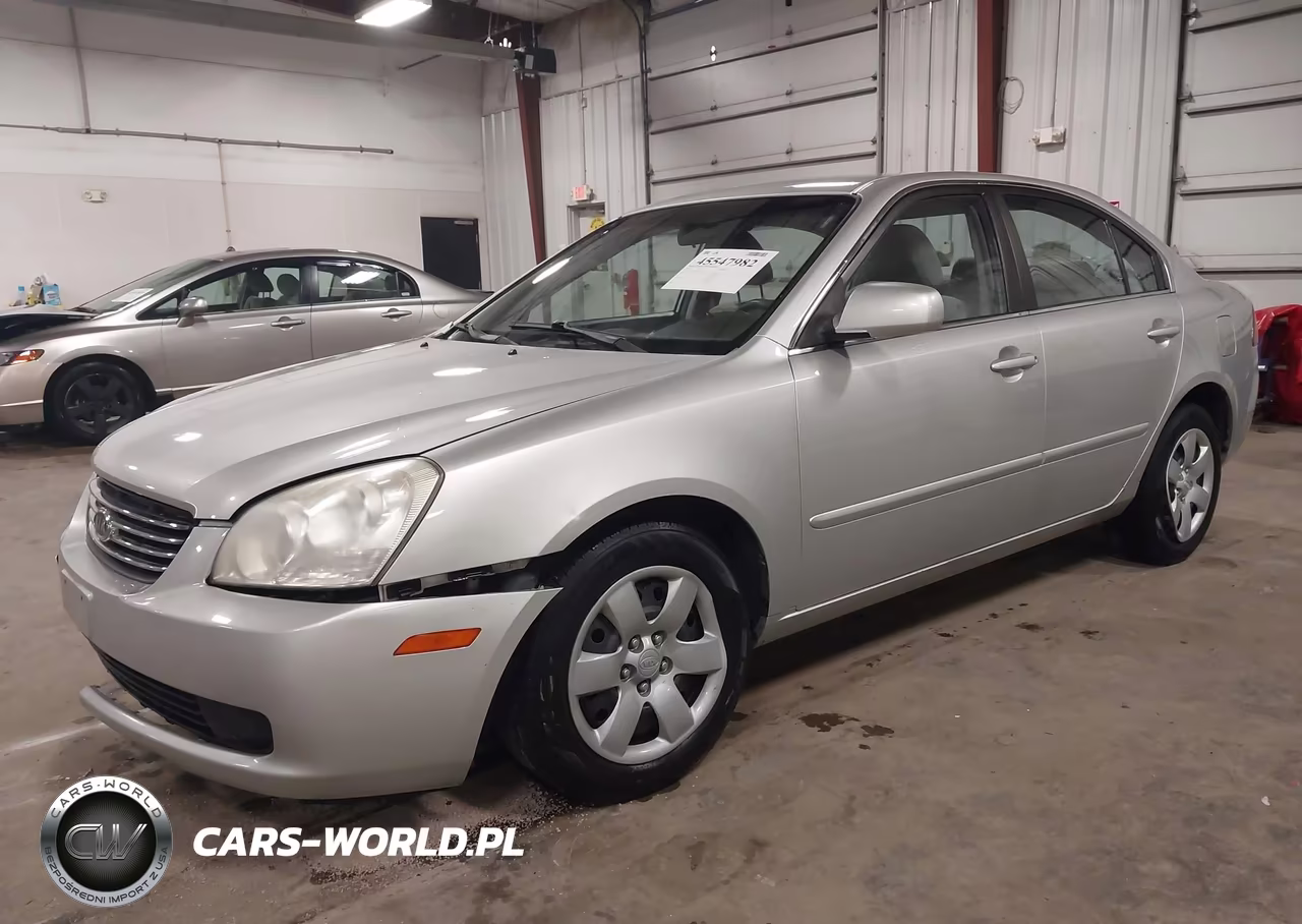 2008 Kia Optima Lx VIN:KNAGE123985202733 - 2