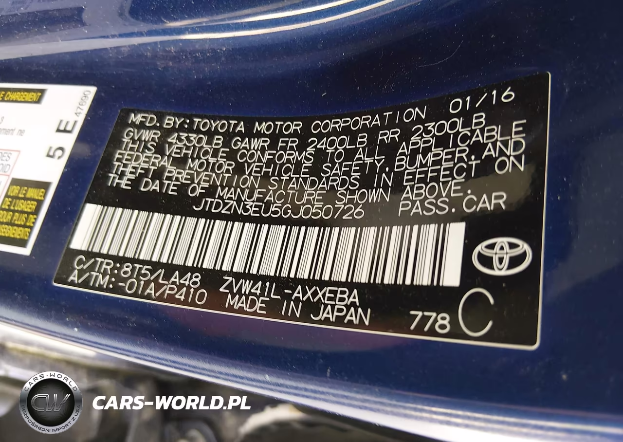 2016 Toyota Prius V Five VIN:JTDZN3EU5GJ050726 - 9