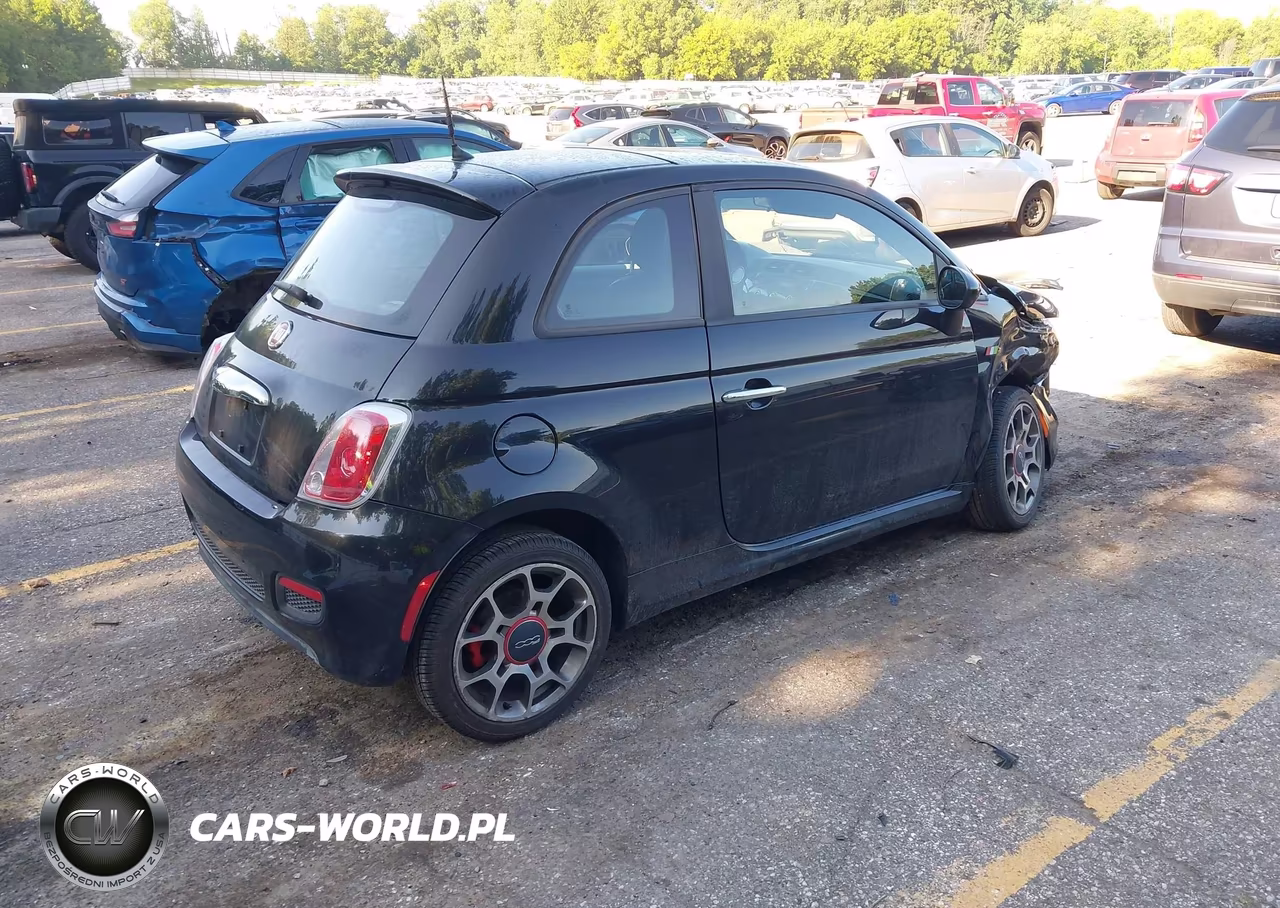 2013 Fiat 500 Sport VIN:3C3CFFBR5DT697656 - 4