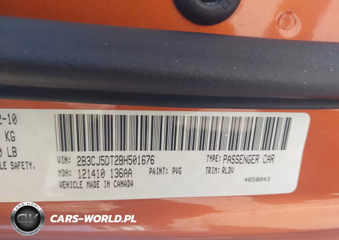2011 Dodge Challenger R-T VIN:2B3CJ5DT2BH501676 - 17