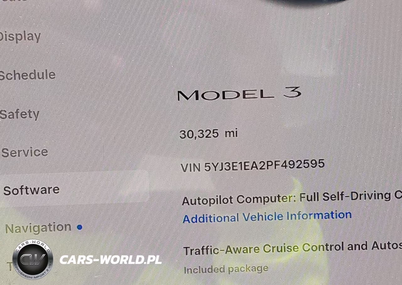 2023 Tesla Model 3 Rear-Wheel Drive VIN:5YJ3E1EA2PF492595 - 7