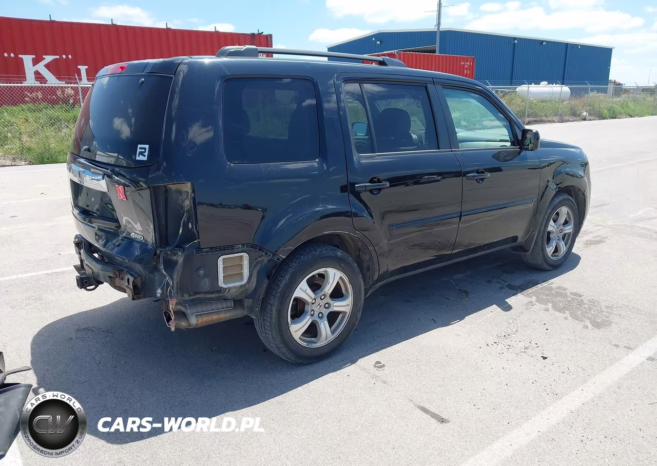 2012 Honda Pilot Ex-L VIN:5FNYF4H67CB076550 - 4