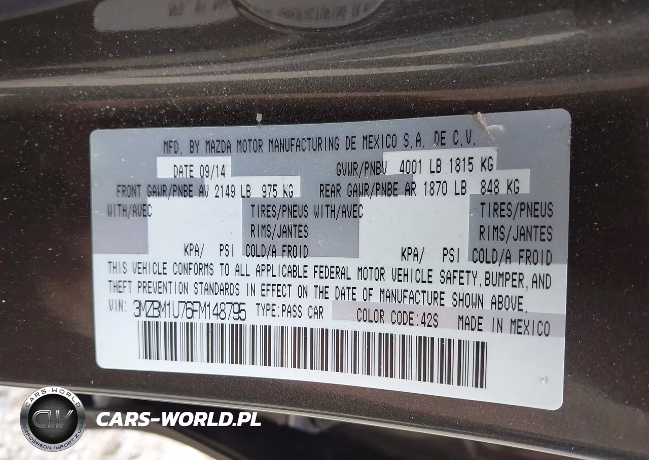 2015 Mazda Mazda3 I Sport VIN:3MZBM1U76FM148795 - 9
