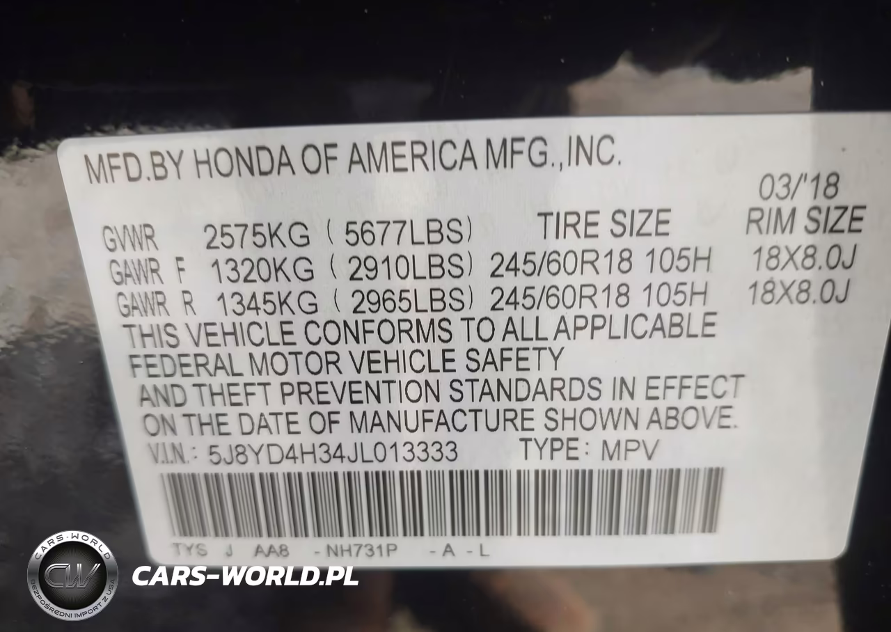 2018 Acura Mdx VIN:5J8YD4H34JL013333 - 9