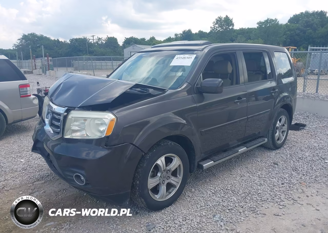 2013 Honda Pilot Ex-L VIN:5FNYF3H71DB039532 - 2