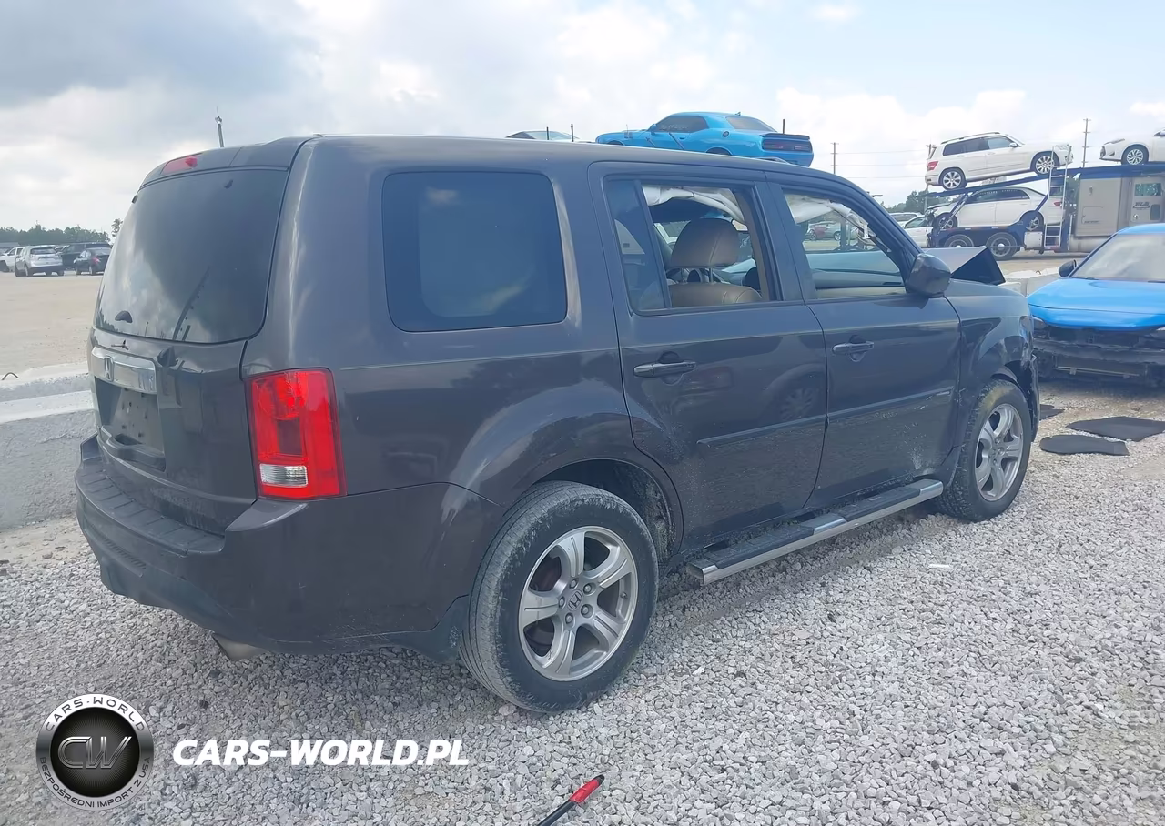 2013 Honda Pilot Ex-L VIN:5FNYF3H71DB039532 - 4