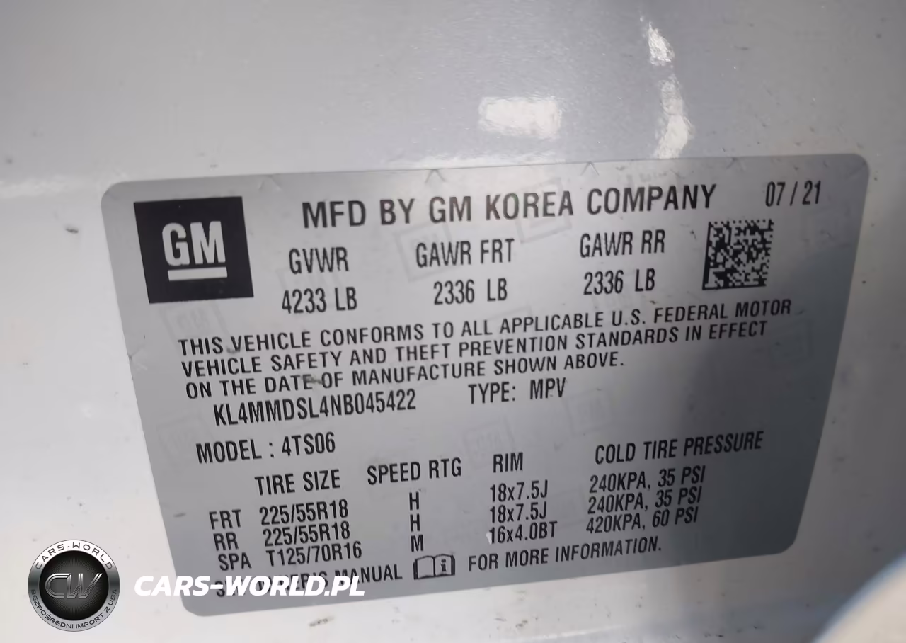 2022 Buick Encore Gx Fwd Select VIN:KL4MMDSL4NB045422 - 9