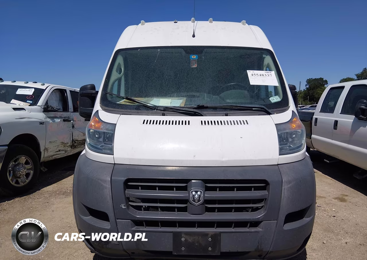 2017 Ram Promaster 3500 Cargo Van High Roof 159 Wb Ext VIN:3C6URVJGXHE543513 - 12