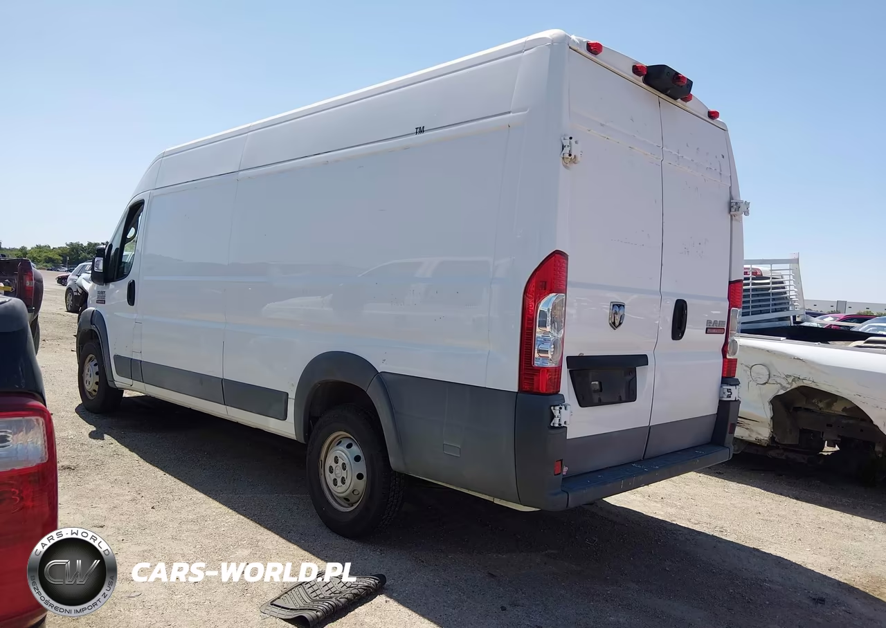 2017 Ram Promaster 3500 Cargo Van High Roof 159 Wb Ext VIN:3C6URVJGXHE543513 - 3