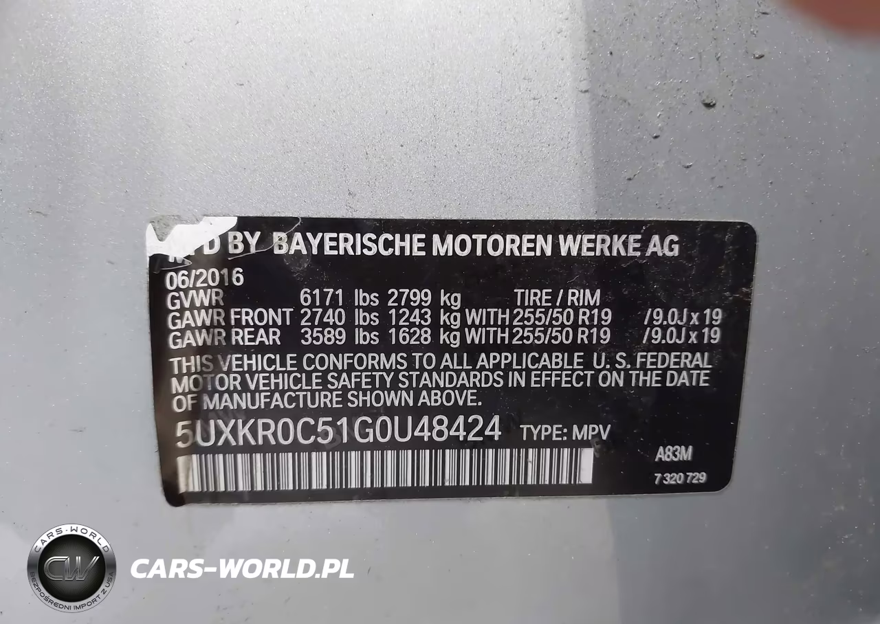 2016 BMW X5 xDrive35I VIN:5UXKR0C51G0U48424 - 9