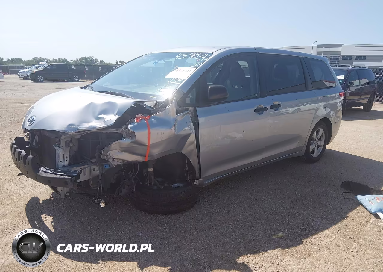2011 Toyota Sienna Base V6 VIN:5TDZK3DC2BS112287 - 2