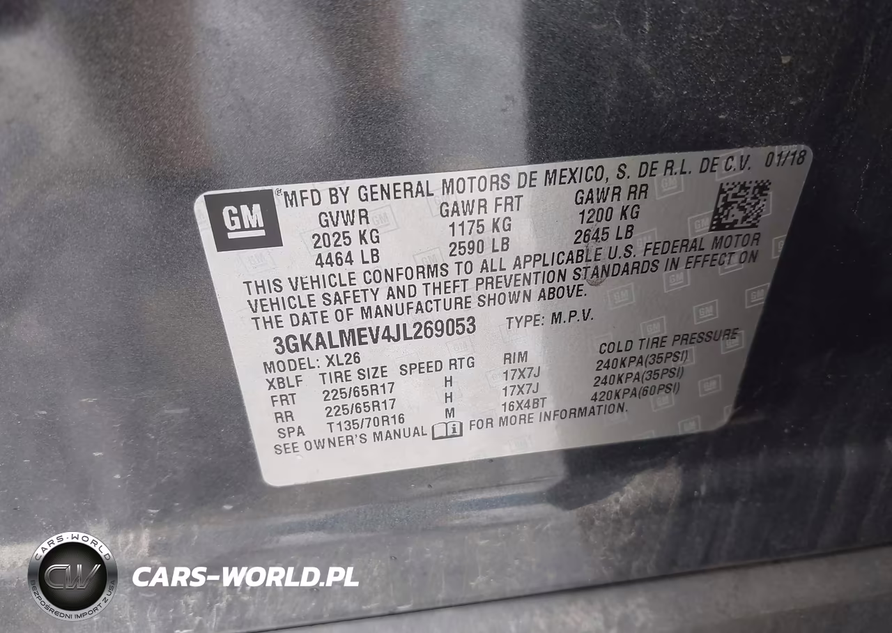 2018 GMC Terrain Sle VIN:3GKALMEV4JL269053 - 9